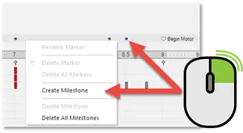 Step 3 SOLIDWORKS Composer markers and milestones